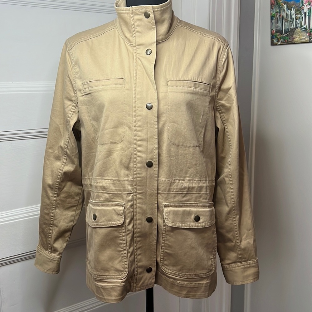 L.L. Bean Khaki Utility Jacket